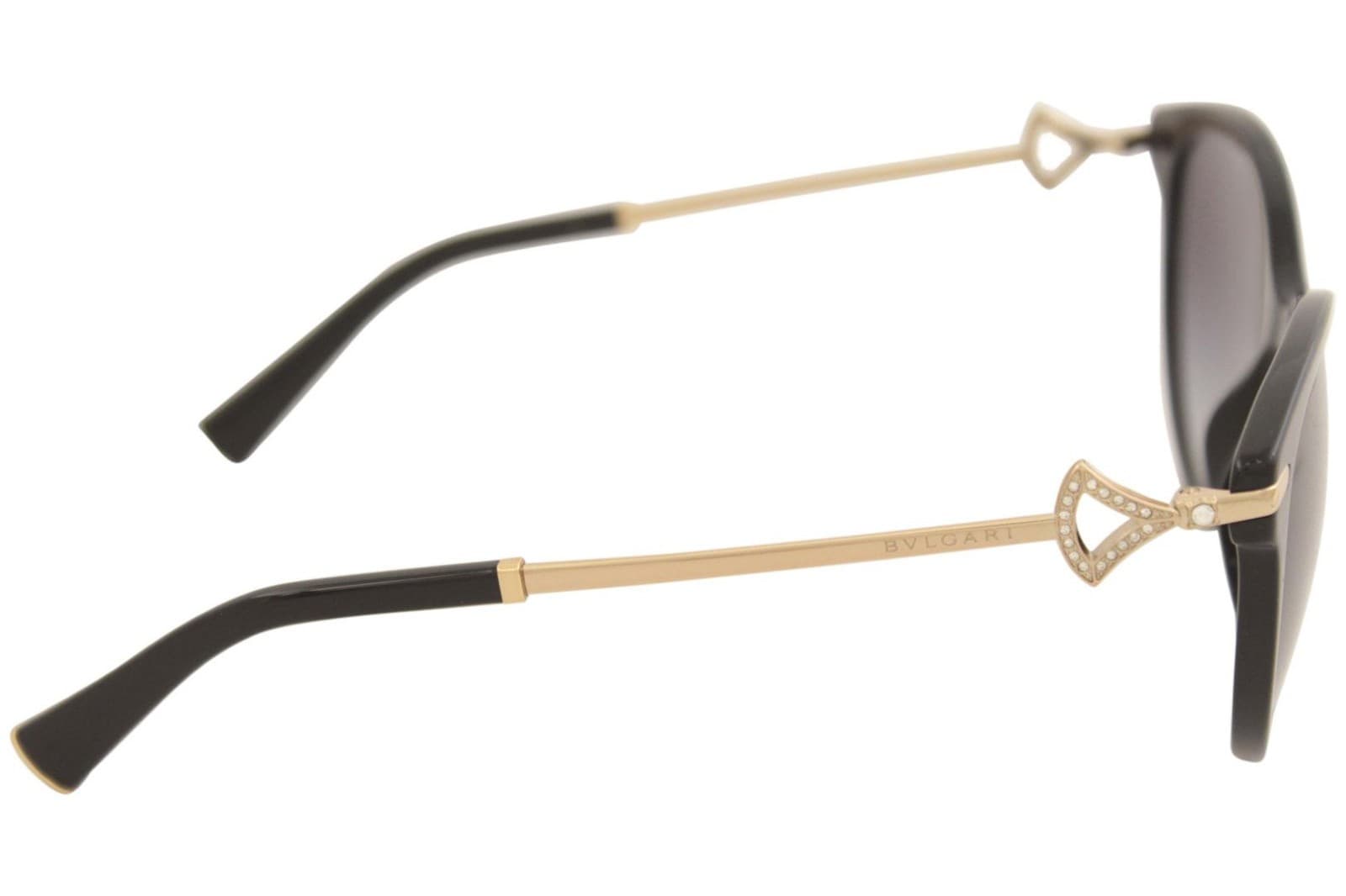 bvlgari sunglasses women Cat Eye BV8210B 501/8G Black 55-19-140 Italy - Thumbnail 4