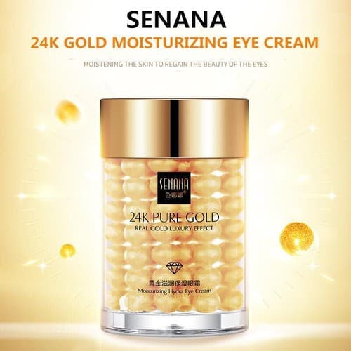 24K Gold Eye Cream Reduce Eye Bags , Puffiness Anti Wrinkle , Aging, Dark Circle - Thumbnail 5
