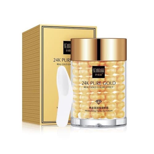 24K Gold Eye Cream Reduce Eye Bags , Puffiness Anti Wrinkle , Aging, Dark Circle - Thumbnail 7