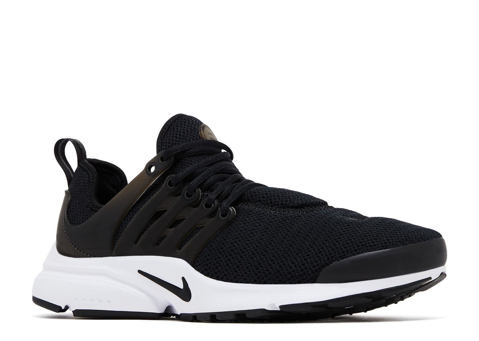 Nike Women's Air Presto Running Shoes Low Black White Size 6 B - Thumbnail 2