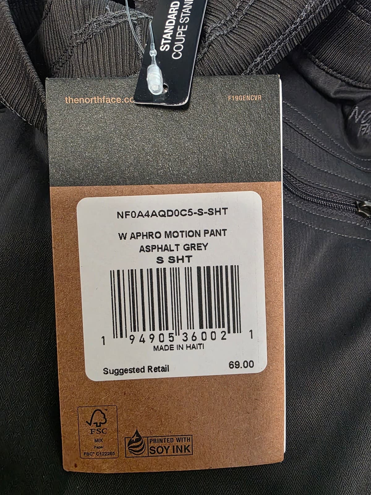 The North Face Women's Pants Aphrodite Motion Capris Asphalt Grey, X-Small - Thumbnail 4