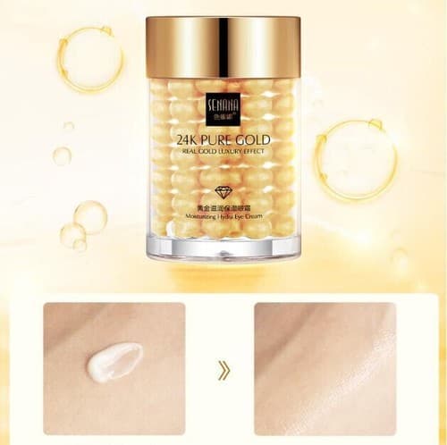 24K Gold Eye Cream Reduce Eye Bags , Puffiness Anti Wrinkle , Aging, Dark Circle - Thumbnail 8