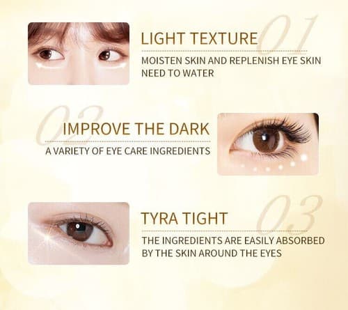 24K Gold Eye Cream Reduce Eye Bags , Puffiness Anti Wrinkle , Aging, Dark Circle - Thumbnail 11