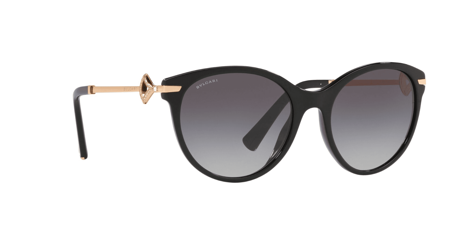 bvlgari sunglasses women Cat Eye BV8210B 501/8G Black 55-19-140 Italy - Thumbnail 3