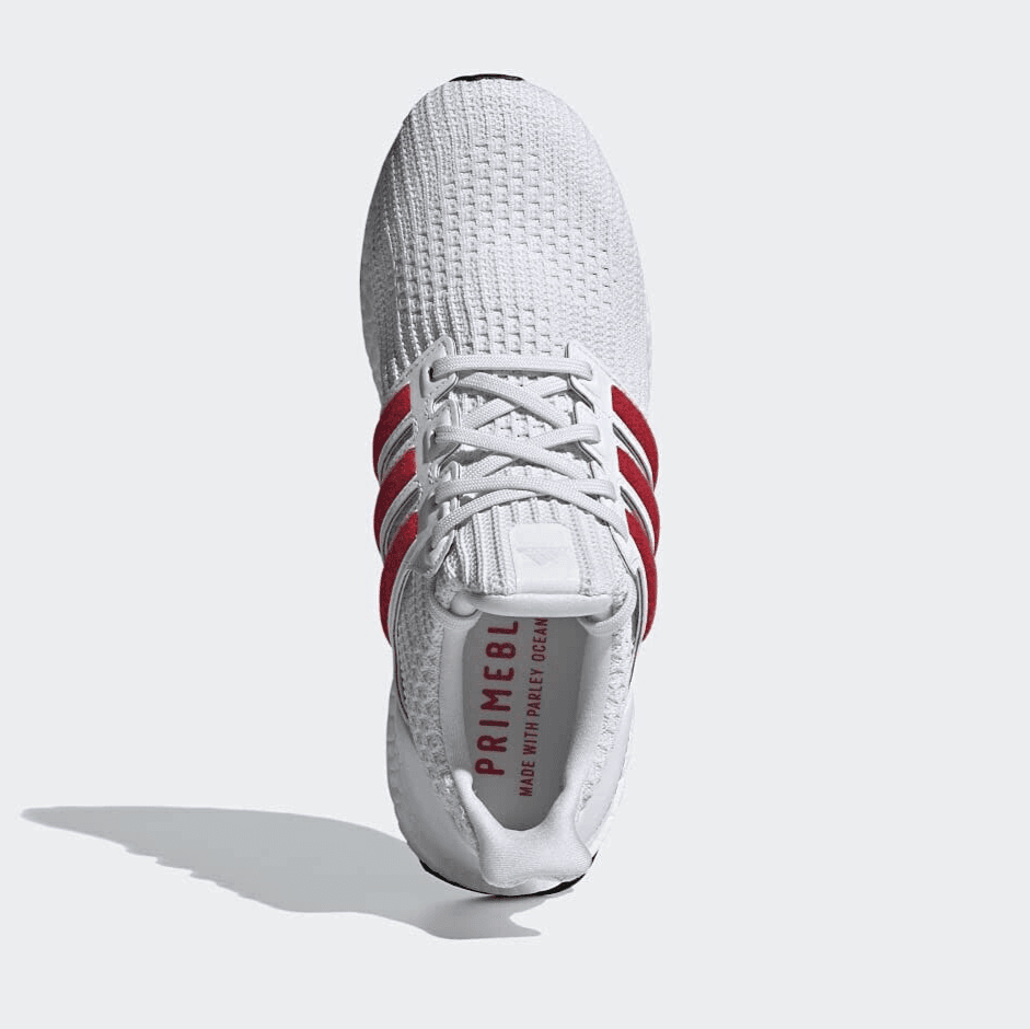 Adidas Ultraboost 4.0 DNA Womens Shoes Color: Footwear White/Silver/RED Size 11 - Thumbnail 6