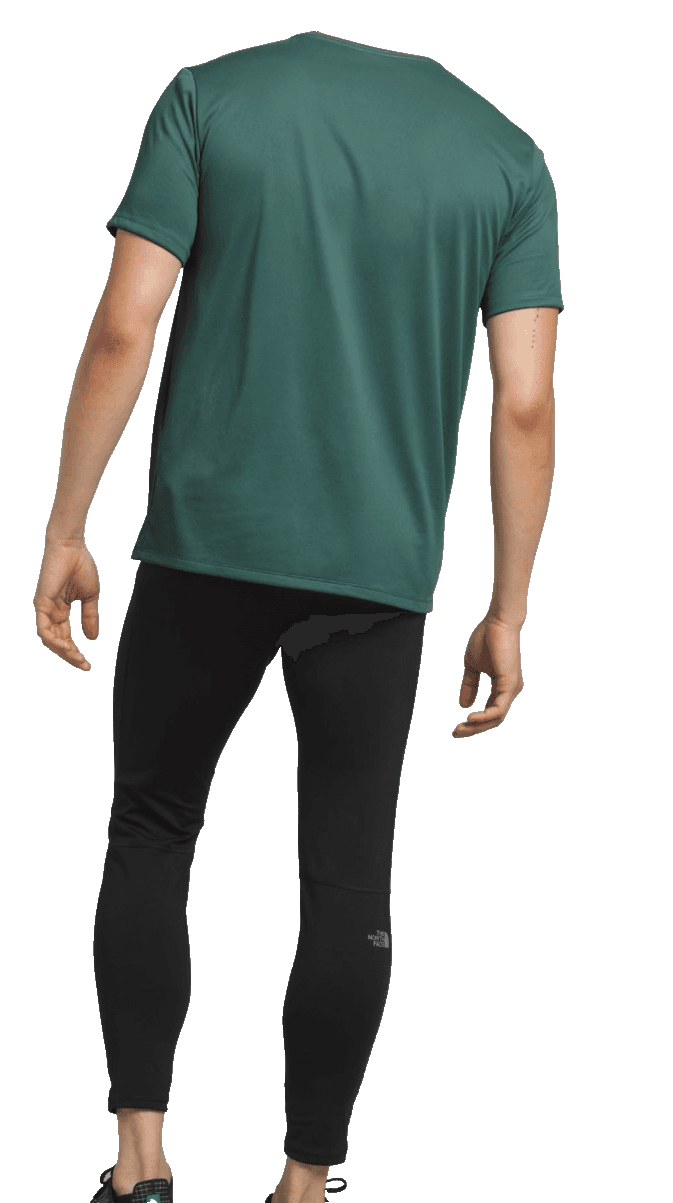 THE NORTH FACE Men's Elevation Short Sleeve Shirt, Dark Sage, Large - Thumbnail 2