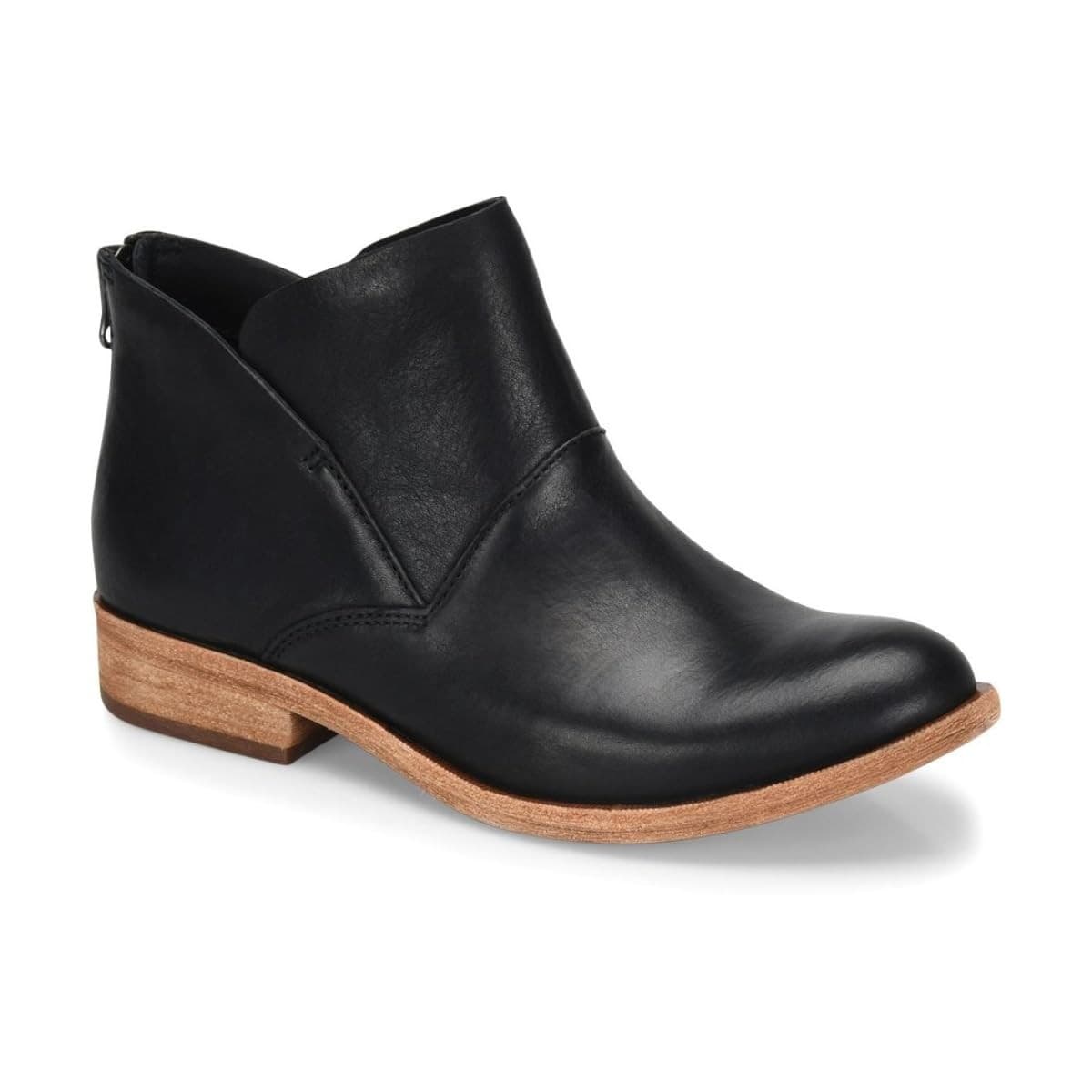 Kork Ease Ryder Ankle Booties Womens 8.5 M Black Leather Back Zip - Thumbnail 3