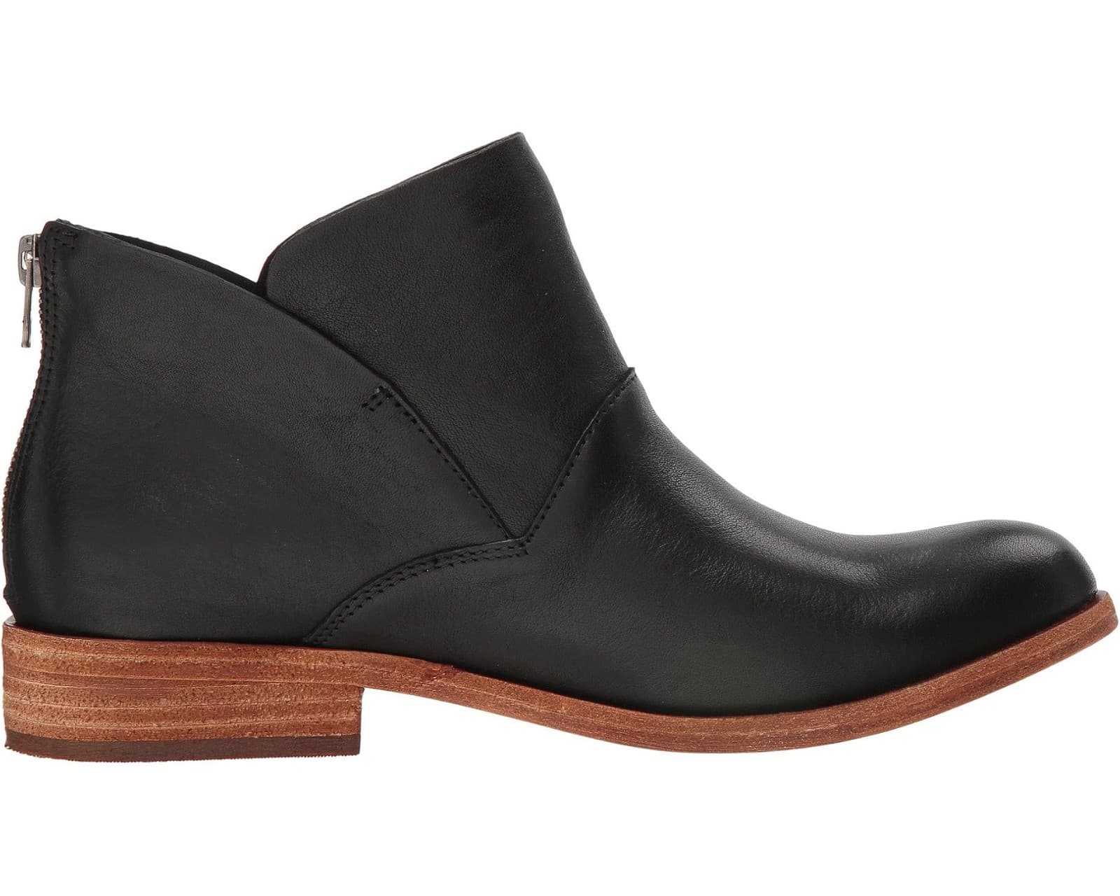 Kork Ease Ryder Ankle Booties Womens 8.5 M Black Leather Back Zip - Thumbnail 2