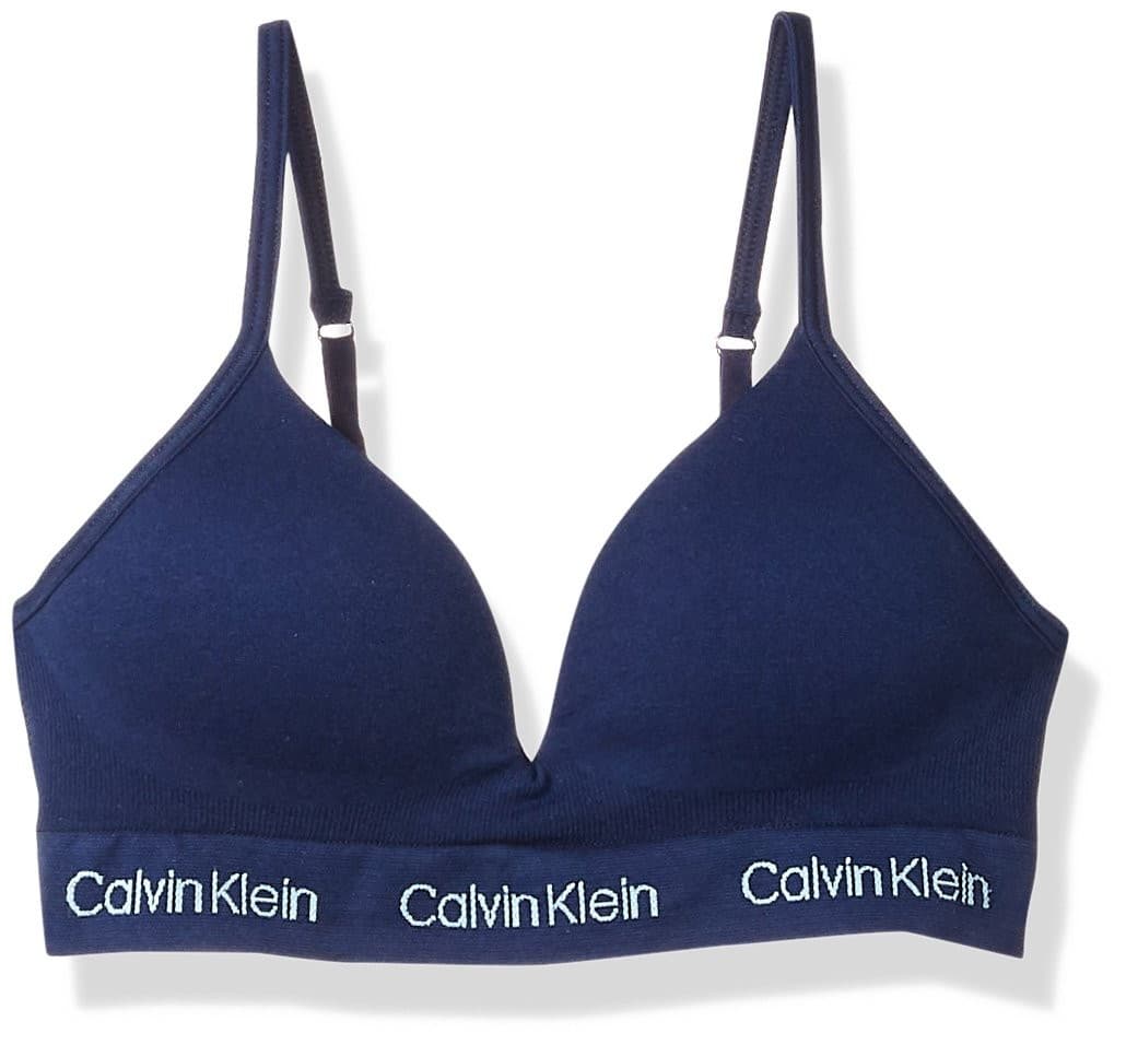 Calvin Klein Kids Girls' Seamless Hybrid Bra, Symphony, Large 10/12 - Thumbnail 3