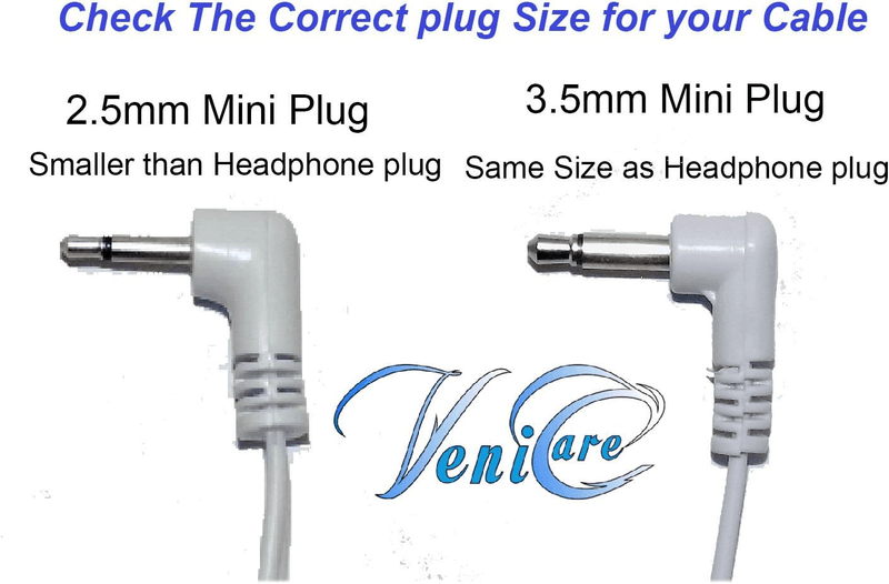 Electrode Lead Wires Cables for TENS Unit Digital Massager 2.5mm – 2Pair (4pcs) - Thumbnail 3