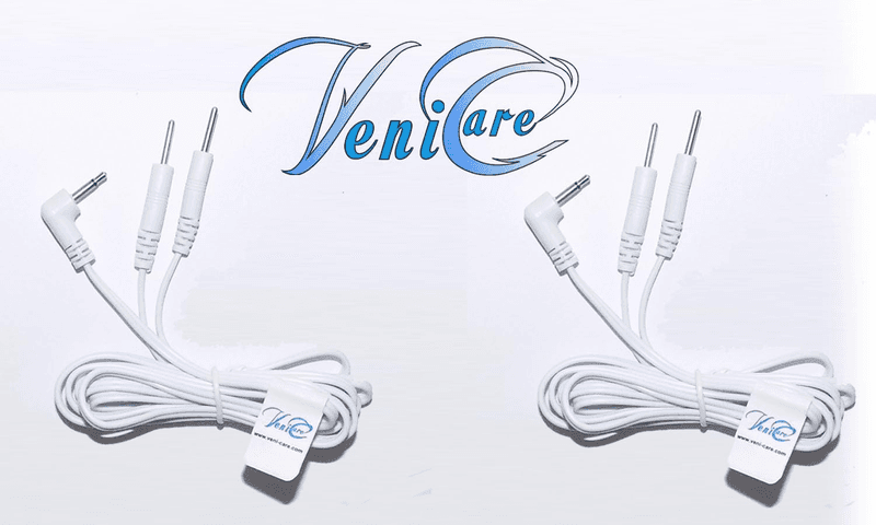 Electrode Lead Wires Cables for TENS Unit Digital Massager 2.5mm – 2Pair (4pcs) - Thumbnail 5
