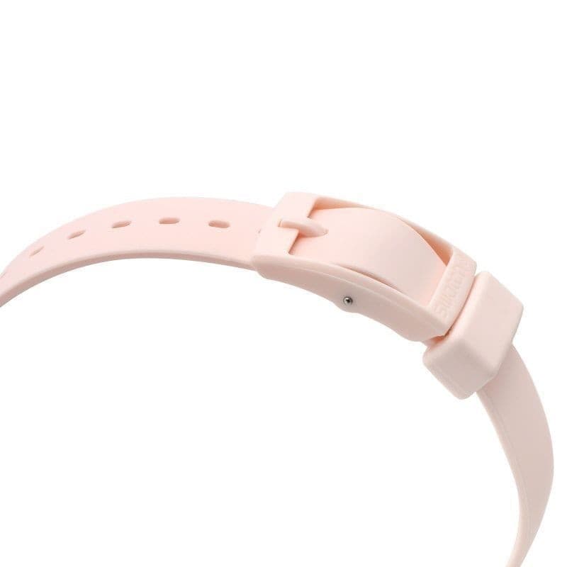 Swatch LP150 Women's 25mm Pinkbelle White Dial Analog Quartz Watch, Pink - Thumbnail 3