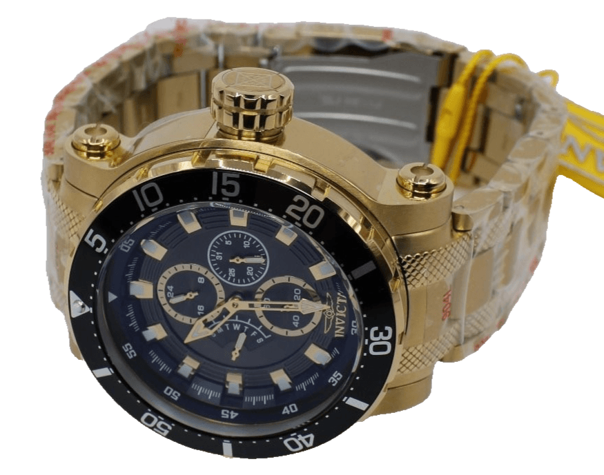 Invicta Coalition Forces Revolver Watch Mens 52mm Gold - Thumbnail 2