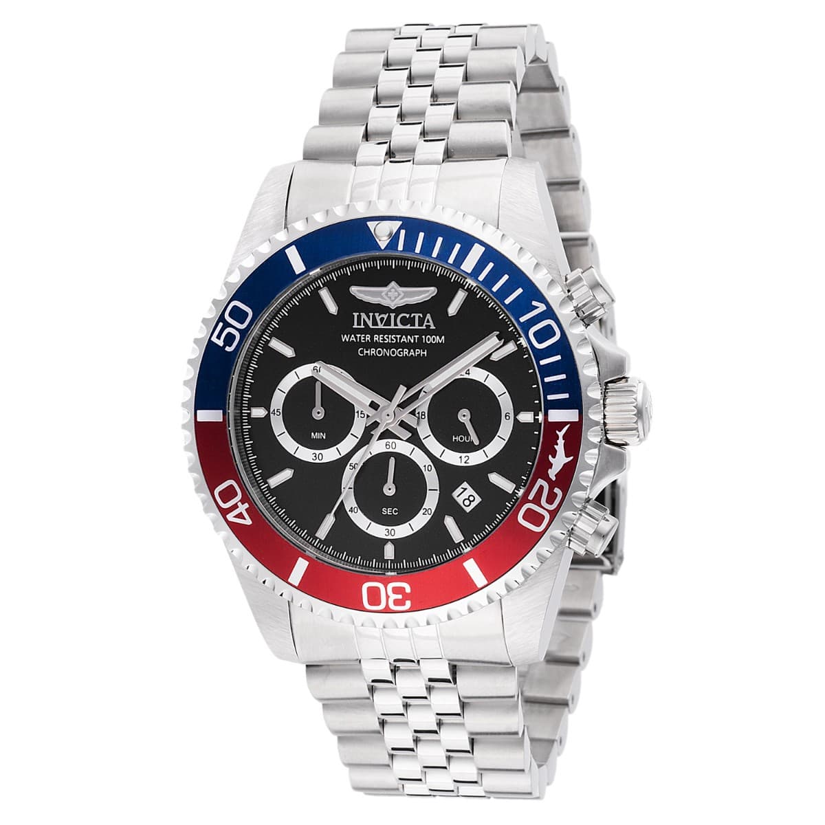 Invicta Pro Diver Titan Men's Luxury Watch Chrono Green Dial - 43mm, Steel - Image 1