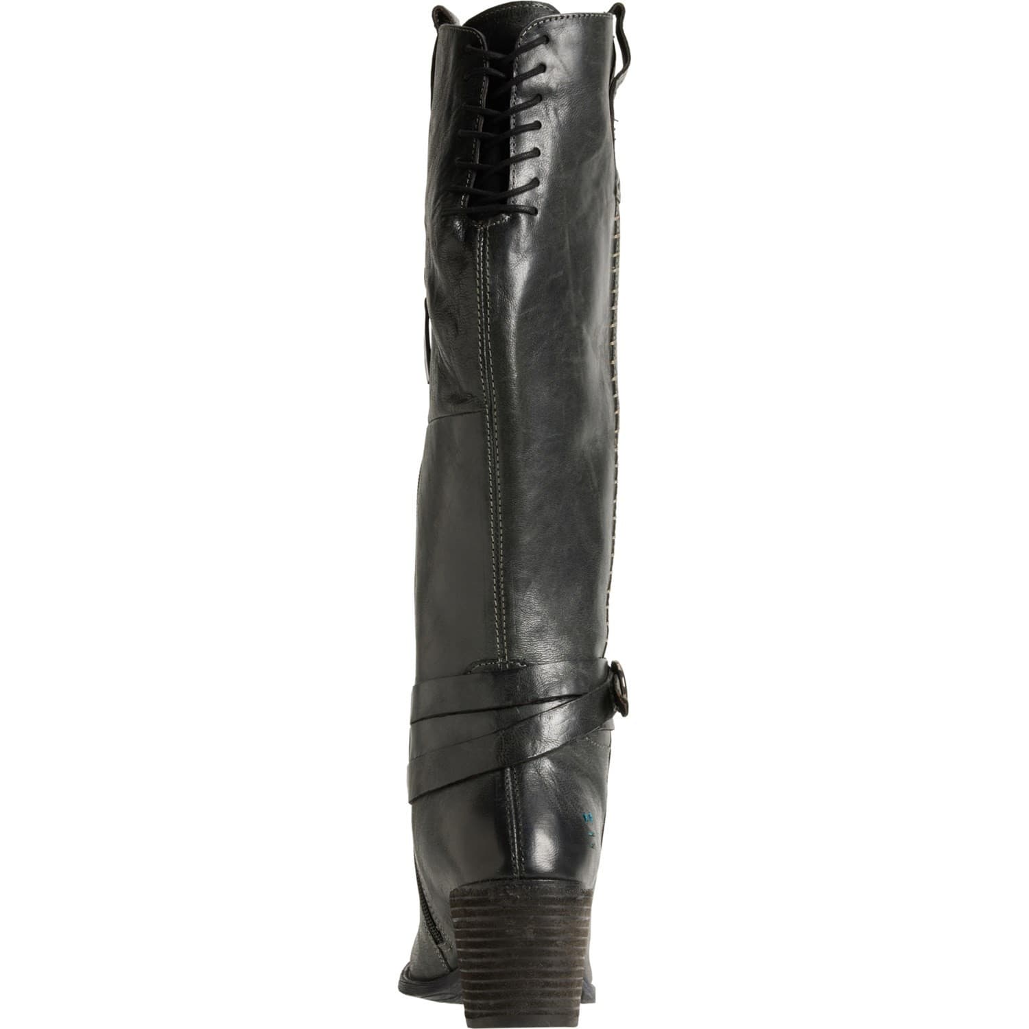 ROAN BY BED STU Women's Garner Black Pull up Boots - Leather 9 M - Thumbnail 6