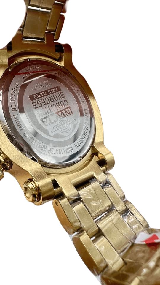 Invicta Coalition Forces Revolver Watch Mens 52mm Gold - Thumbnail 3