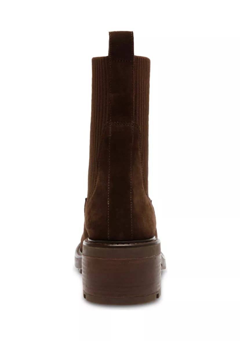 Steve Madden Kiley Brown Suede Leather Pull On Sock Boots Women’s Size 9.5 M - Thumbnail 5