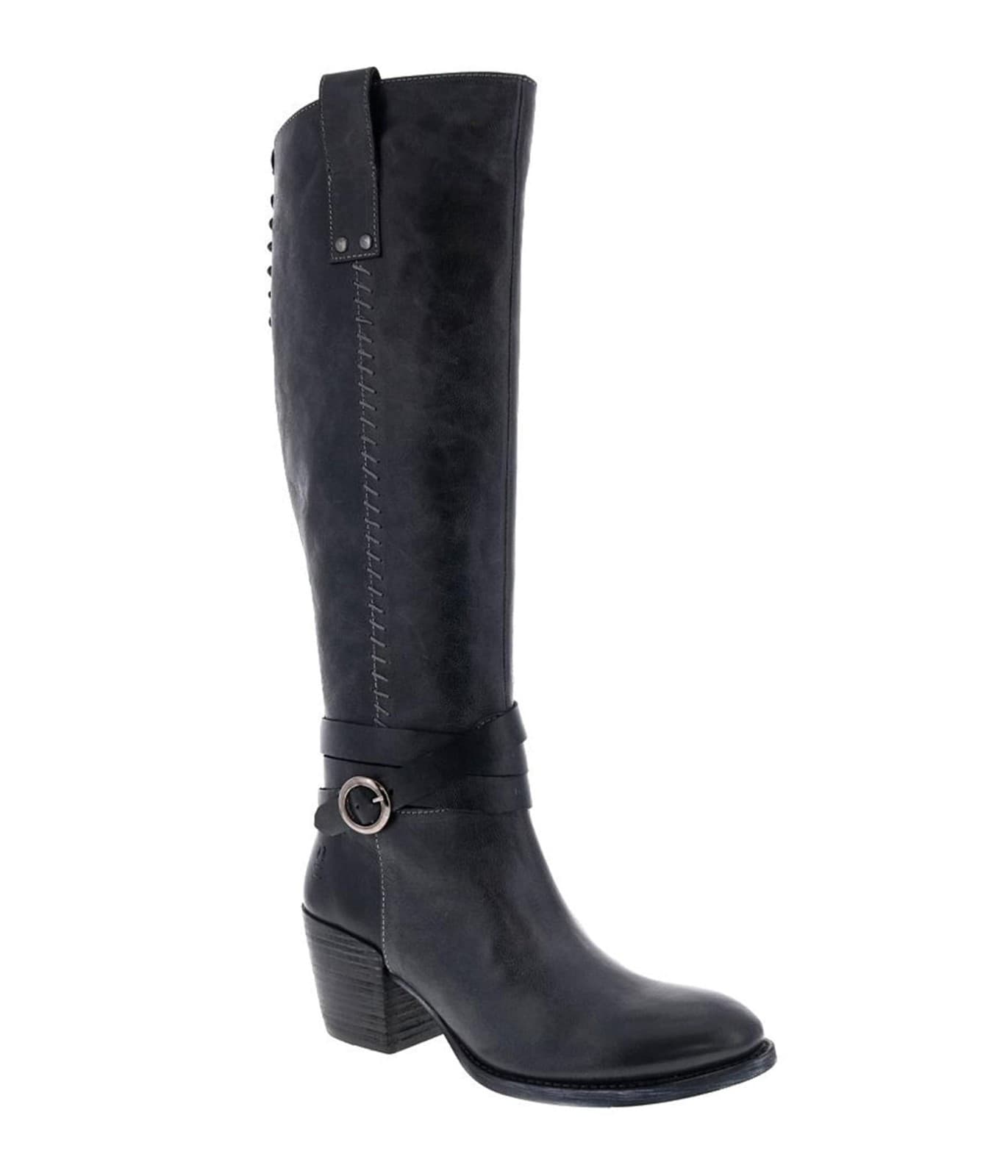 ROAN BY BED STU Women's Garner Black Pull up Boots - Leather 9 M - Thumbnail 2