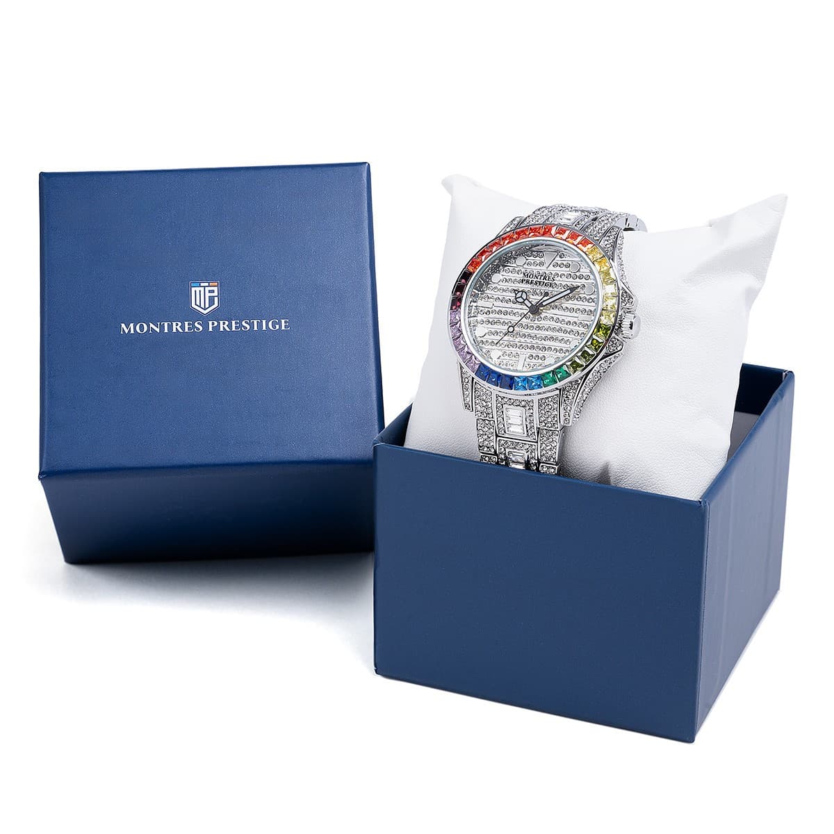Montres Prestige Eclat X Invicta Men's Watch - 42mm, Silver/Rainbow NEW - Thumbnail 2