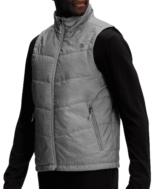 THE NORTH FACE Men's Junction Insulated Vest, TNF Medium Grey Heather, Small - Thumbnail 2