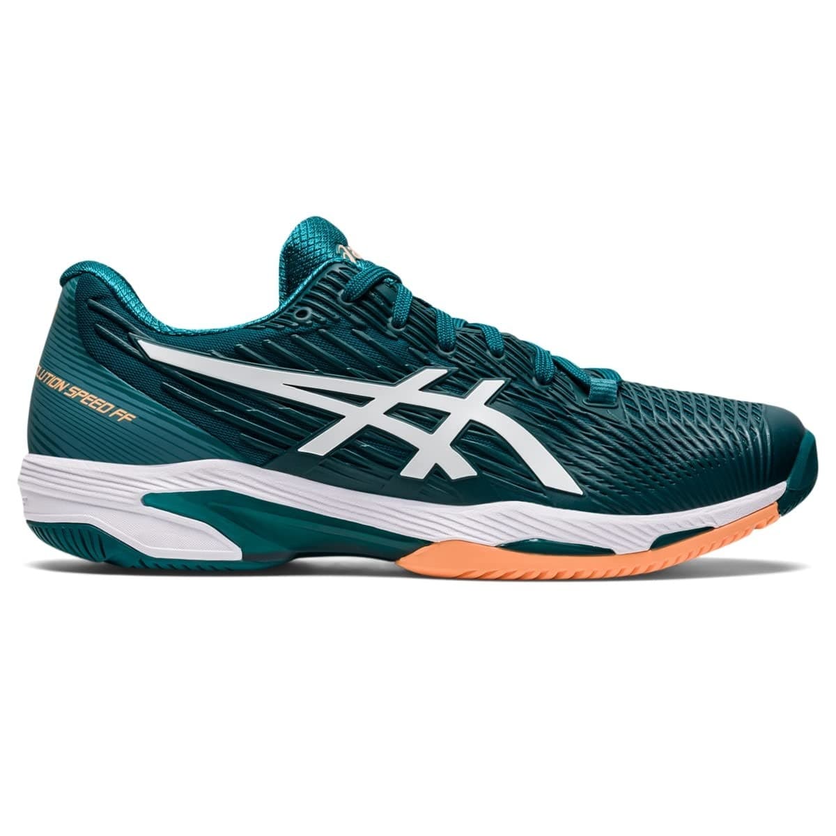 Asics SOLUTION SPEED FF 2 Men Shoes Velvet Pine/White size 9.5 M - Thumbnail 2