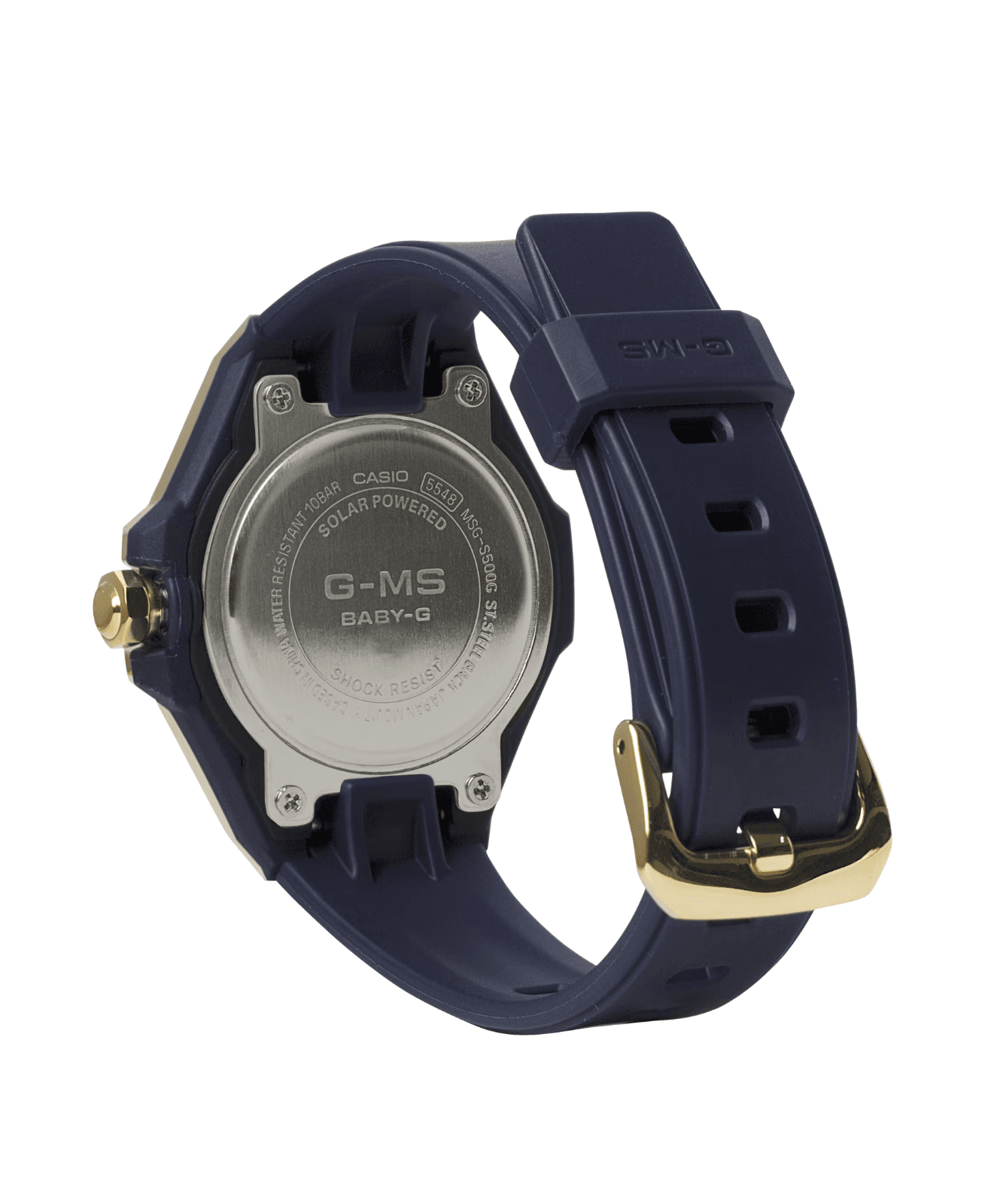 CASIO Baby-G MSGS500G-2A Solor Women's Watch Blue Band 42.4mm Resin - Thumbnail 5