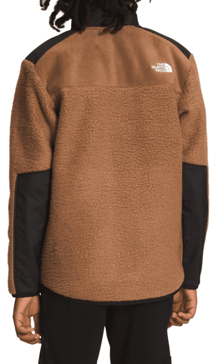 THE NORTH FACE Boy's Forrest Fleece Mashup Jacket Toasted Brown MD 10 Big Kid - Thumbnail 3
