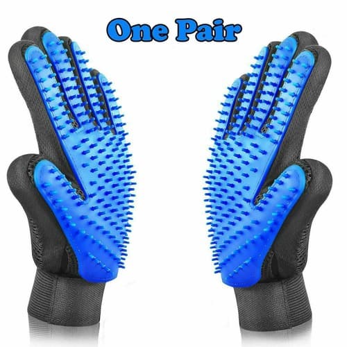 Deshedding Brush Massage Hair Fur Removal Tool Gentle Pet Dog Cat Grooming Glove - Thumbnail 2