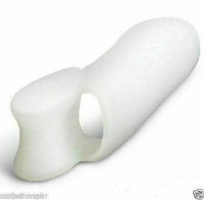 8 Pcs Gel Big Toe Bunion Guards Toe Spreaders Pain Relief Crooked Overlapping - Thumbnail 7