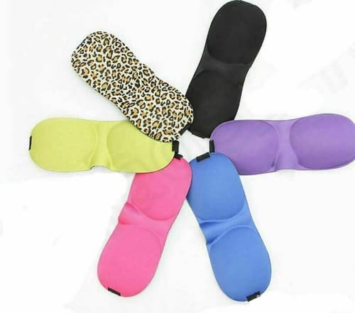10 Pack Travel 3D Eye Mask Sleep Soft Padded Shade Cover Rest Relax Blindfold - Thumbnail 2
