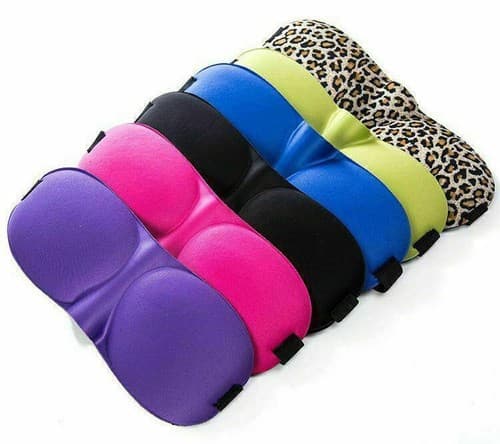 10 Pack Travel 3D Eye Mask Sleep Soft Padded Shade Cover Rest Relax Blindfold - Thumbnail 4