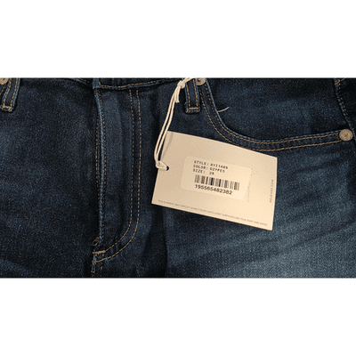 Adriano Goldschmied Size 28R Blue The Hailey Ex-Boyfriend Roll Up Shorts - Thumbnail 5