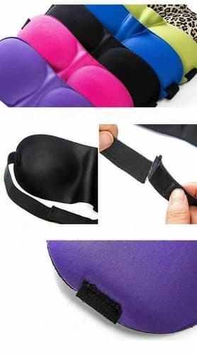 10 Pack Travel 3D Eye Mask Sleep Soft Padded Shade Cover Rest Relax Blindfold - Thumbnail 10