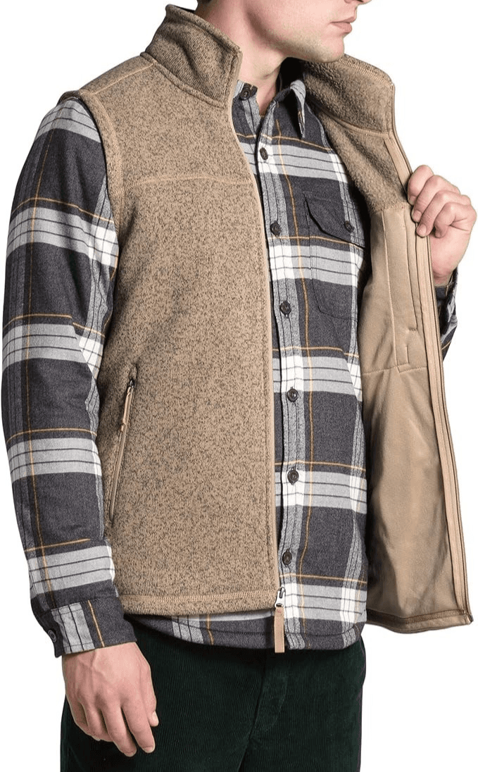 The North Face Gordon Lyons Classic Vest Hawthorne Khaki Heather - XL - Image 1