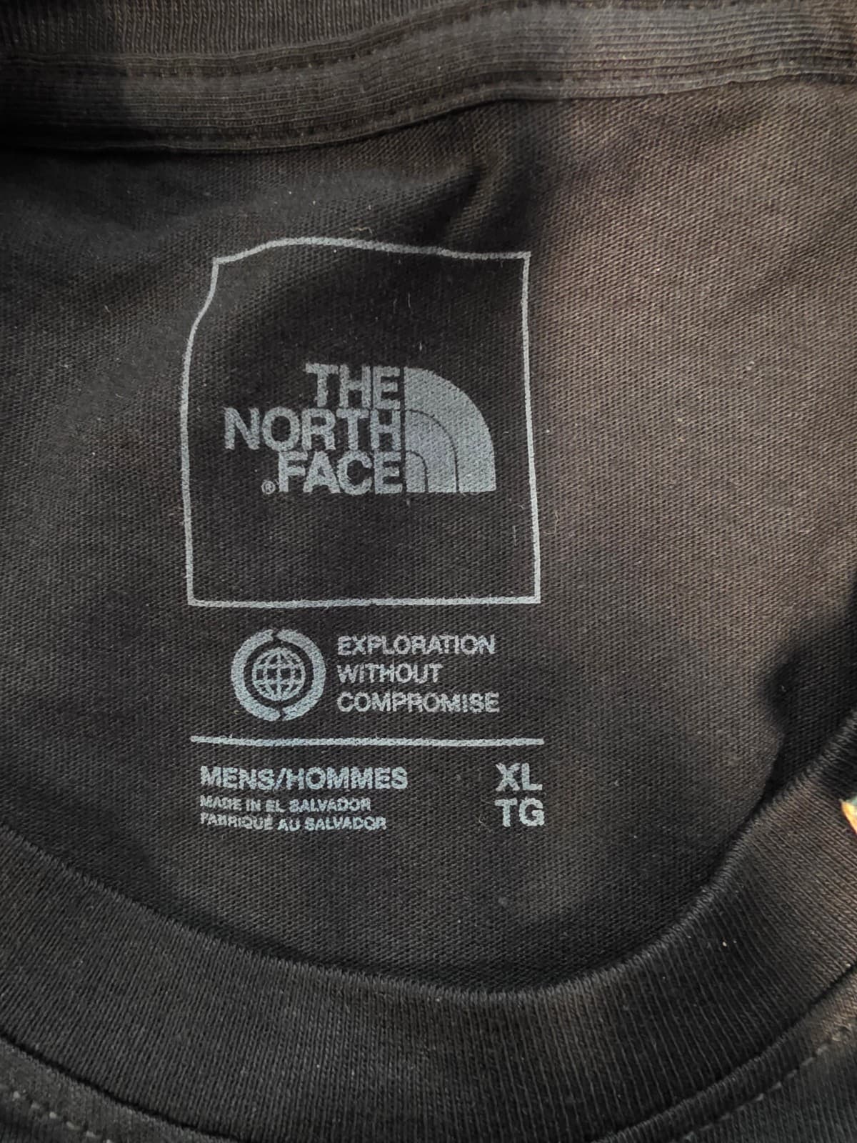North Face Men's USA Regular Short Sleeve Tee Geo Mens Tshirt TNF Black Sz XL - Thumbnail 4