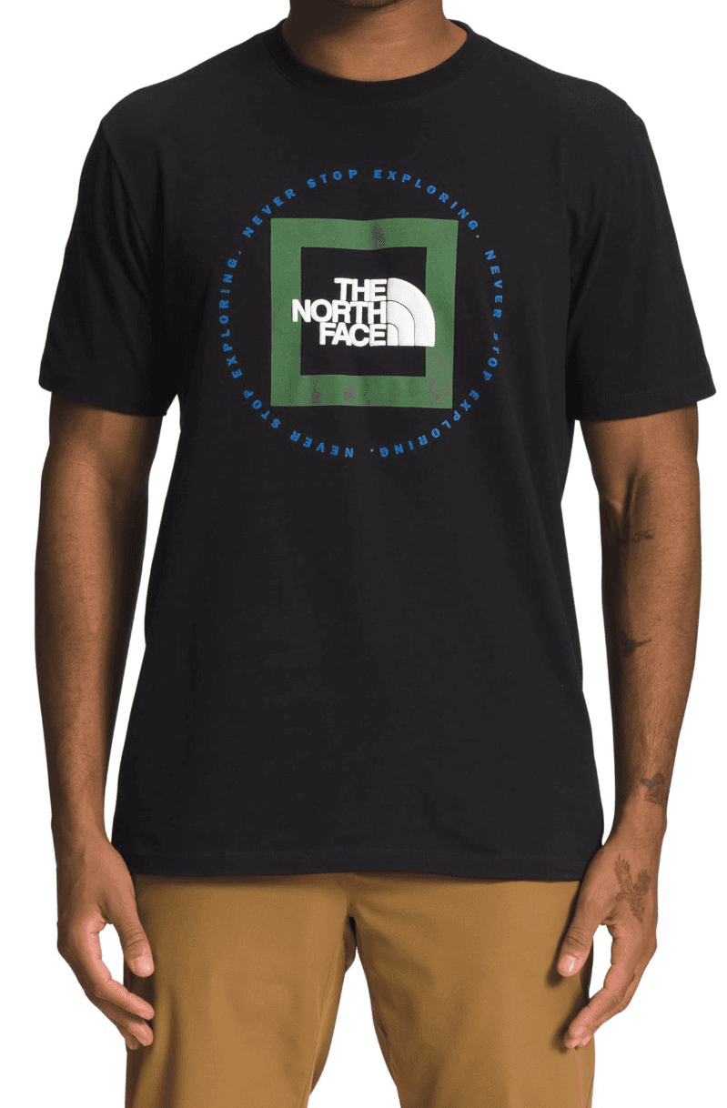North Face Men's USA Regular Short Sleeve Tee Geo Mens Tshirt TNF Black Sz XL - Image 1