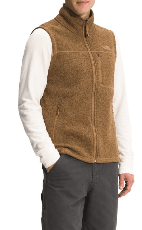 The North Face Gordon Lyons Classic Vest Utility Brown Dark Heather LG - Large - Thumbnail 3