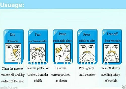 300 Pcs Better Breathe and Reduce Snoring Non-Woven Large / Tan Nasal Strips - Thumbnail 2