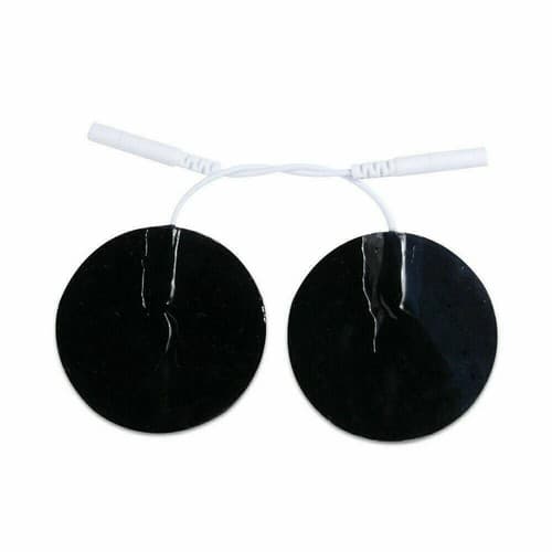 40 Electrode Pads EMS for Tens Massager 7000, 3000- 2 Inch Rouned White Cloth - Thumbnail 6