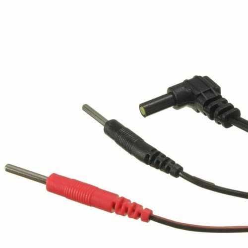 4 Pcs Reusable Black Electrode Lead Wires for Intensity 10 Tens 2500 3000 EMS - Thumbnail 5