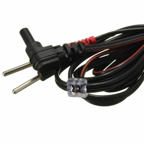 4 Pcs Reusable Black Electrode Lead Wires for Intensity 10 Tens 2500 3000 EMS - Thumbnail 3