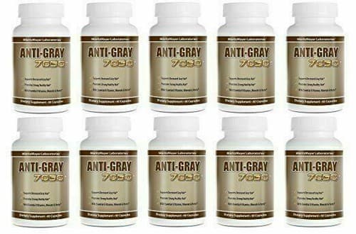 10 Anti Gray Hair Saw Palmetto Catalase Horsetail Max Strength Natural - Image 1