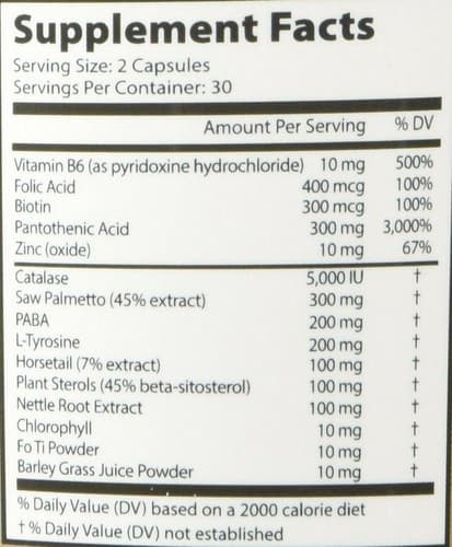 Anti Gray Hair 7050 Catalase Maximum Strength Restore Natural Hair Color 2 Pack - Thumbnail 3