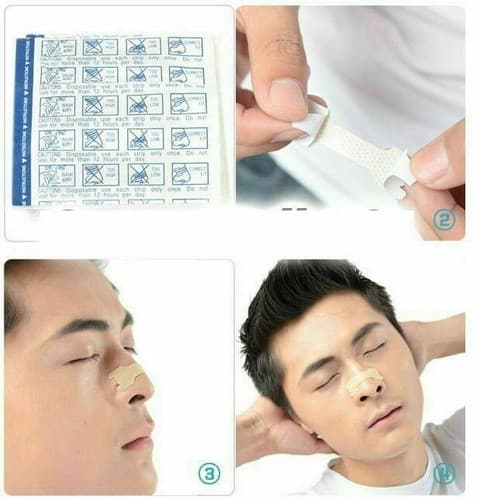 120 Pcs Better Breathe Sleep Stop Snoring Flexible Non-Woven Large Nasal Strips - Thumbnail 4