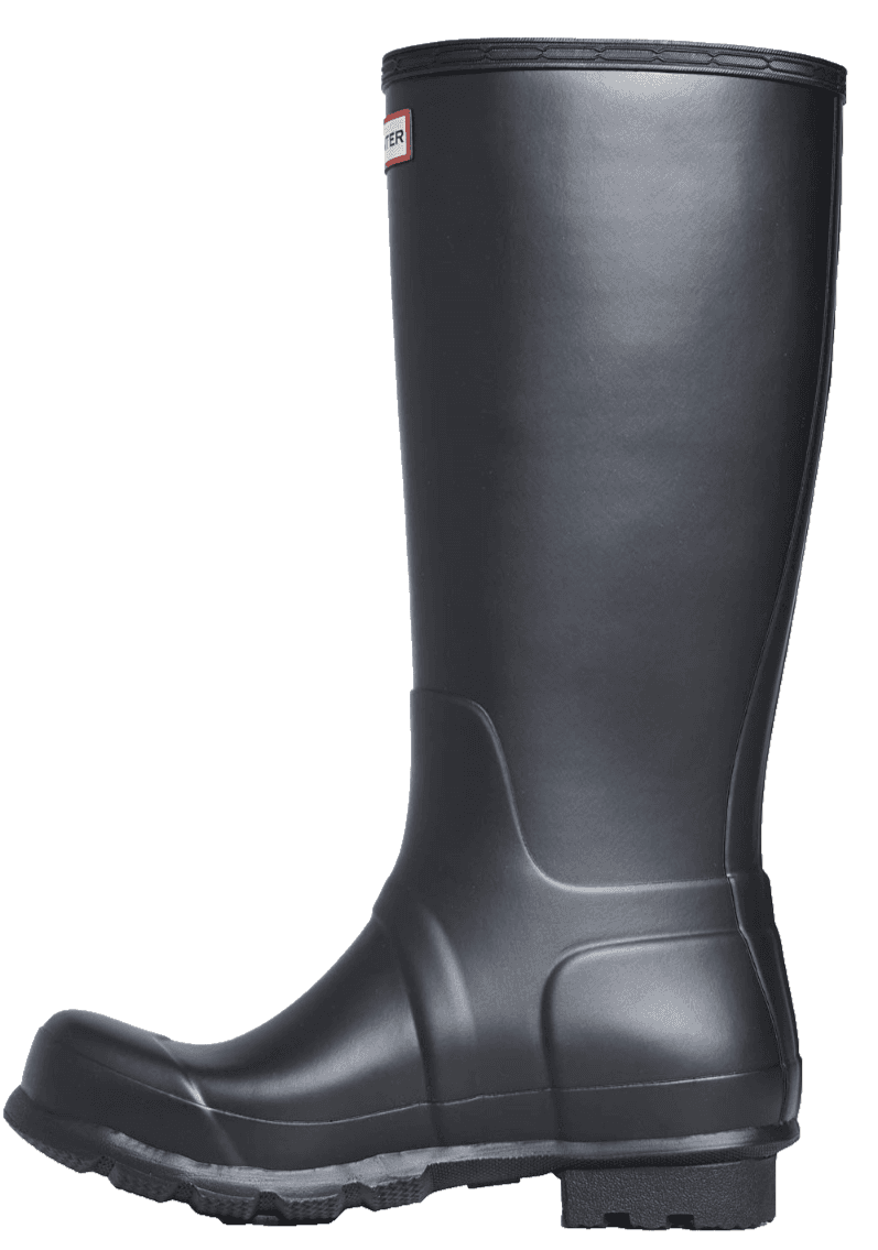 Hunter Original Tall Rain Men's Boots Side Adjustable Waterproof Black 10 M - Thumbnail 3