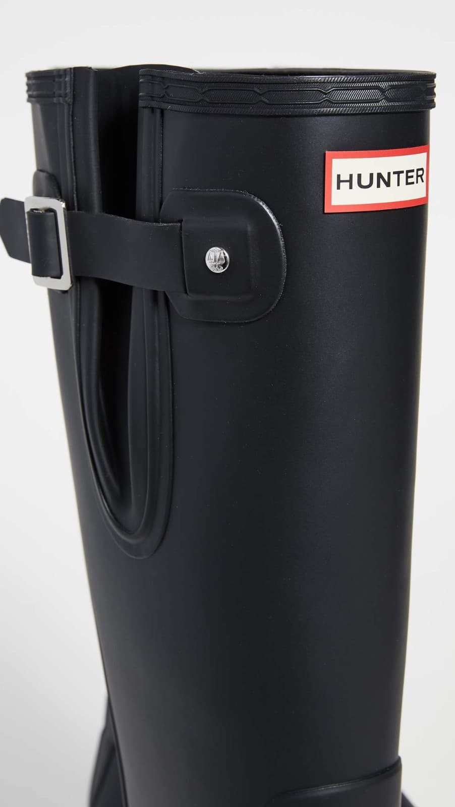 Hunter Original Tall Rain Men's Boots Side Adjustable Waterproof Black 10 M - Thumbnail 5