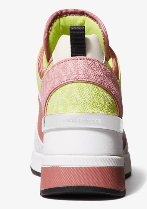 Michael Kors Georgie Trainer Rose Multi Wedges Sneakers Shoes Women's 7.5 M - Thumbnail 5