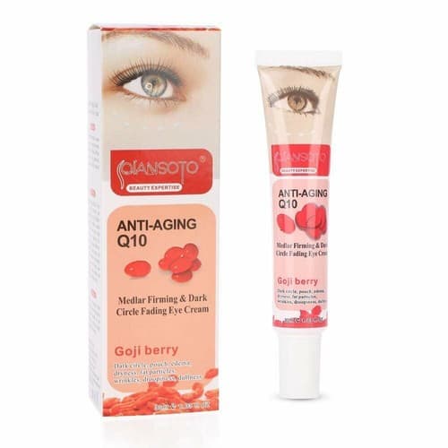 Anti Aging Q10 Goji Berry Extract Medlar Firming Dark Circle Fading Eye Cream - Thumbnail 4