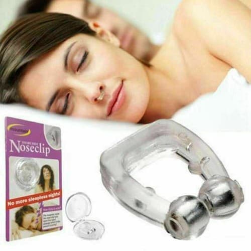 Silicone Magnetic High-Quality Anti Snore Apnea Guard Sleeping Aid Nose Clip - Image 1