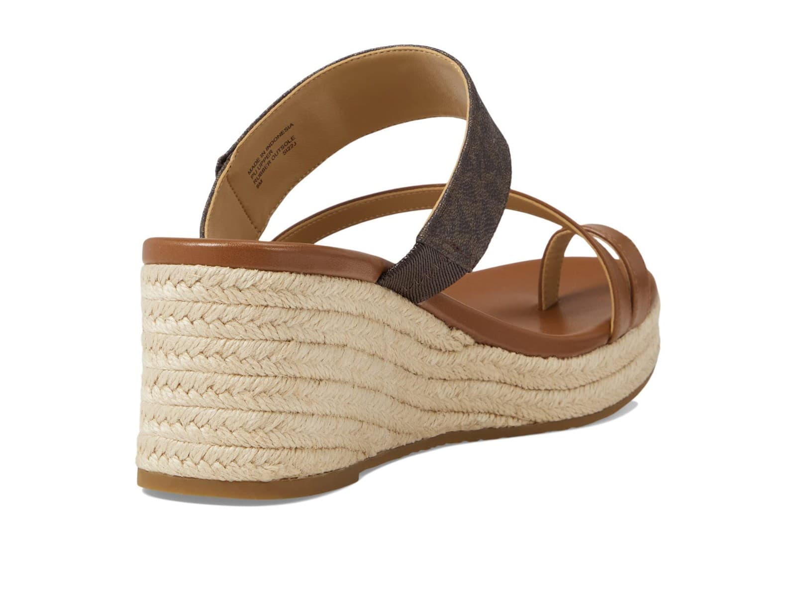 Michael Kors Women's Jilly Espadrille Platform Wedge Sandals NWB Size 9.5 Brown - Thumbnail 5